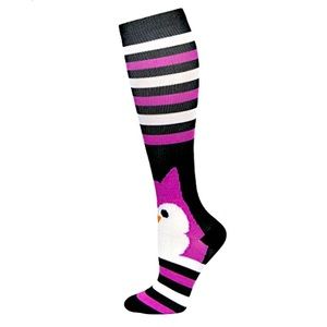 Think Medical Compression Sock, Owl, Regular